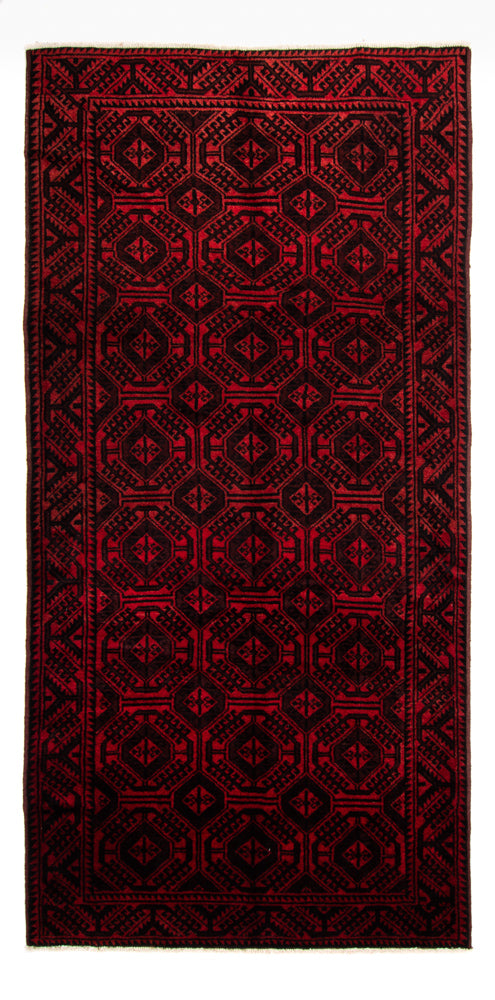 Alfombra persa - Nómada - 335 x 167 cm - rojo