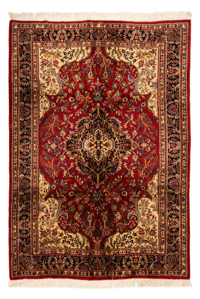 Sarouk Indo Alfombra 207x298cm - Alfombra oriental - rojo