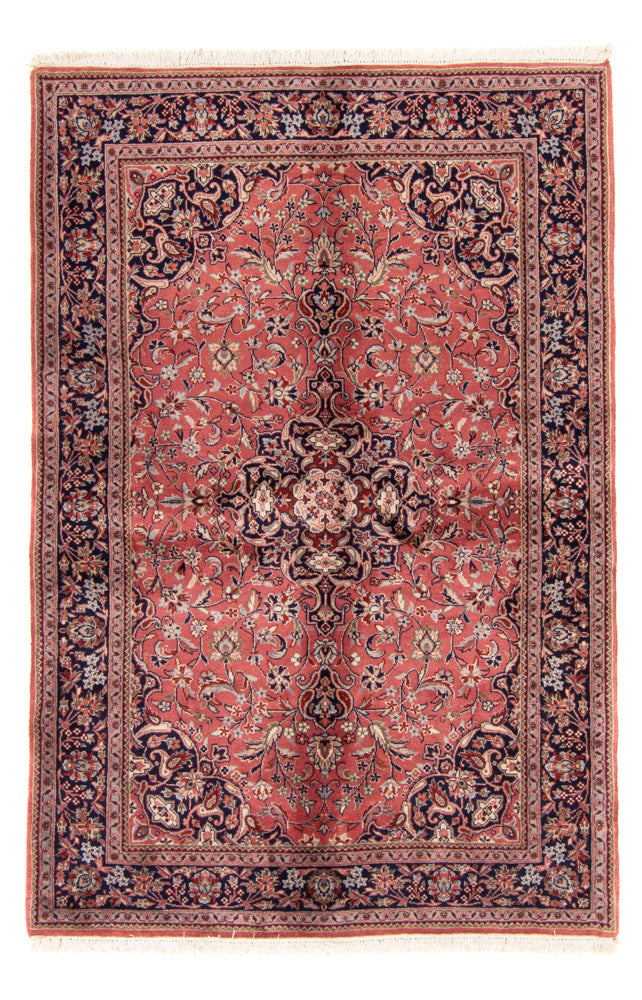 Alfombra oriental - Indus - Real - 188 x 125 cm - salmón