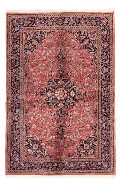 Sarouk Indo Alfombra 125x188cm - Alfombra oriental - salmón