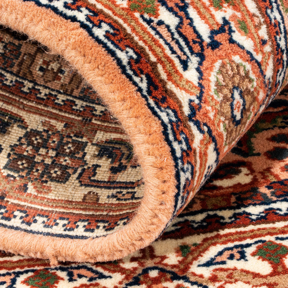 Alfombra oriental - Indus - 145 x 92 cm - salmón