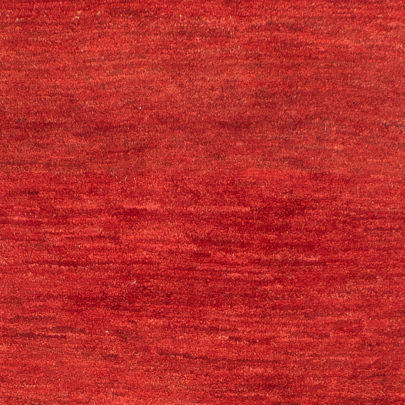 Alfombra Gabbeh - Loribaft Persa - 198 x 145 cm - rojo