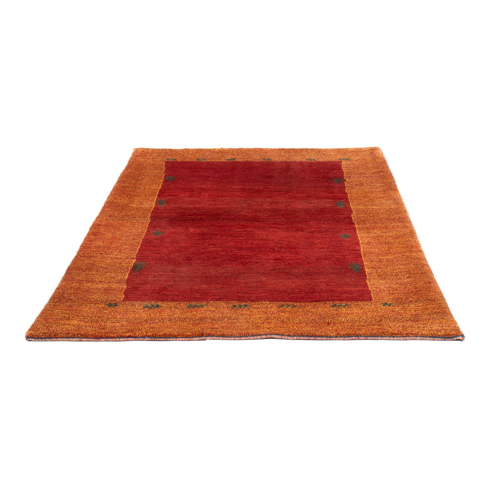 Alfombra Gabbeh - Loribaft Persa - 198 x 145 cm - rojo