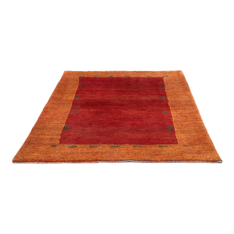 Alfombra Gabbeh - Loribaft Persa - 198 x 145 cm - rojo