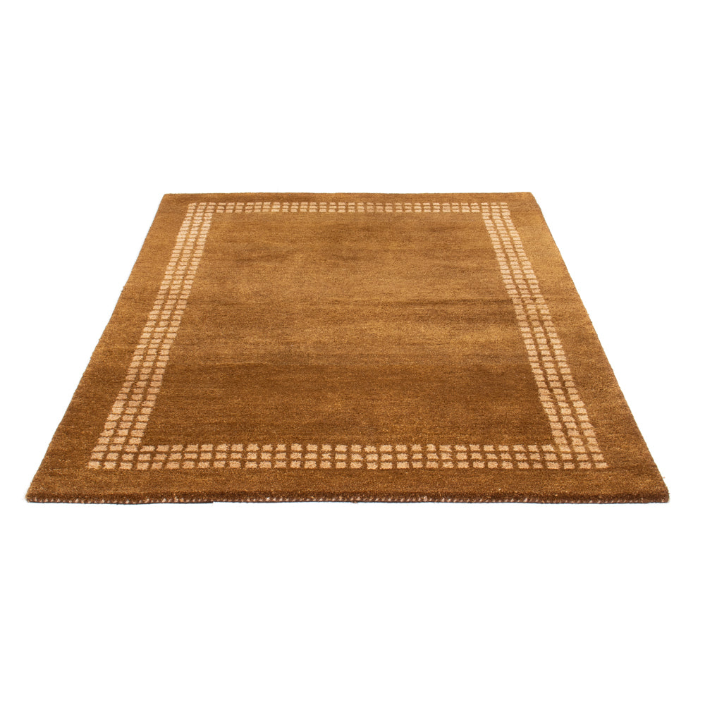 Alfombra de lana - 193 x 135 cm - marrón