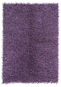 Alfombra de pelo largo - 240 x 170 cm - púrpura