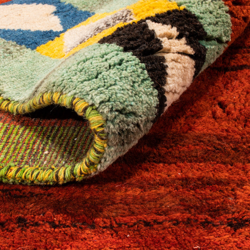 Alfombra Gabbeh - Indus - 322 x 215 cm - rojo