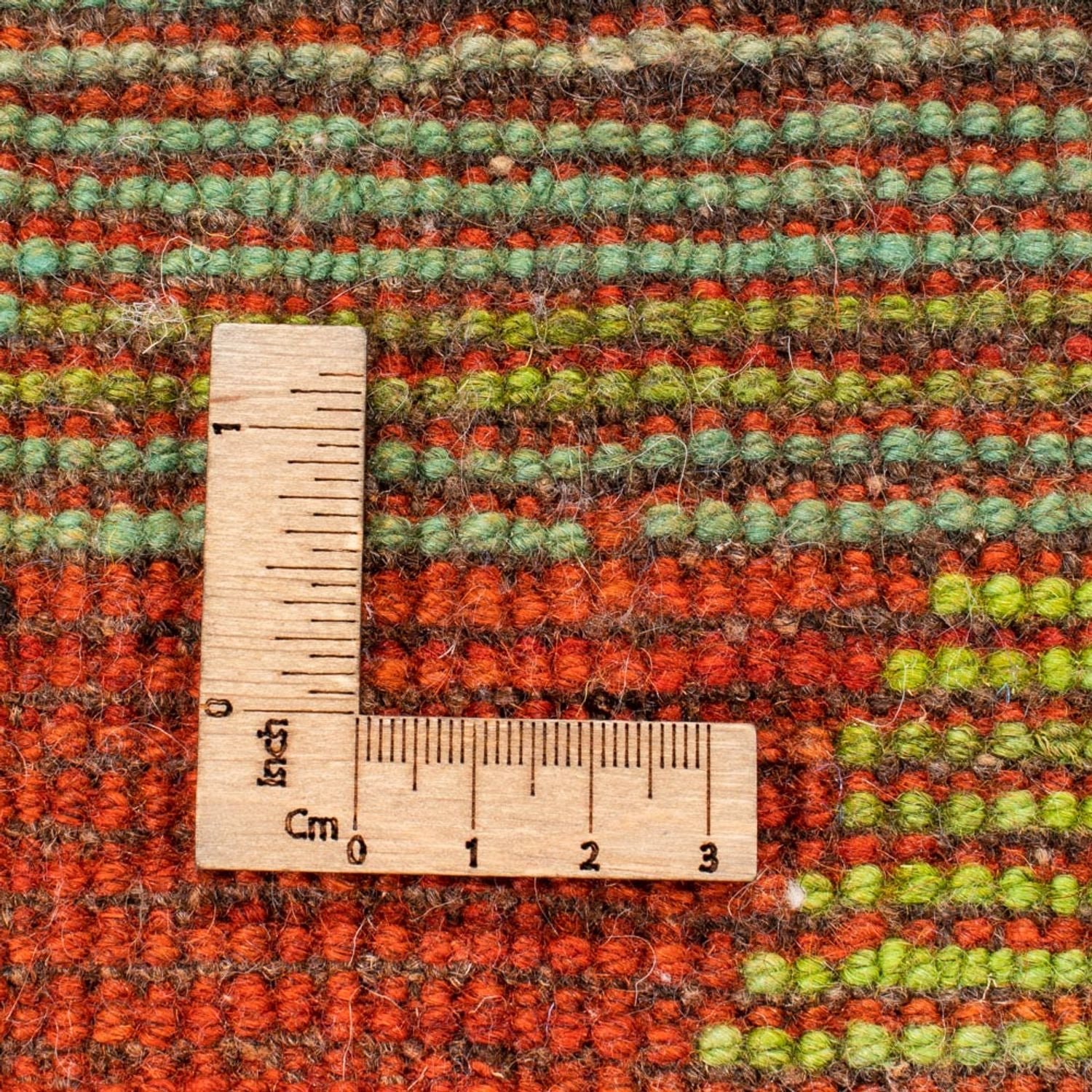 Alfombra Gabbeh - Indus - 322 x 215 cm - rojo
