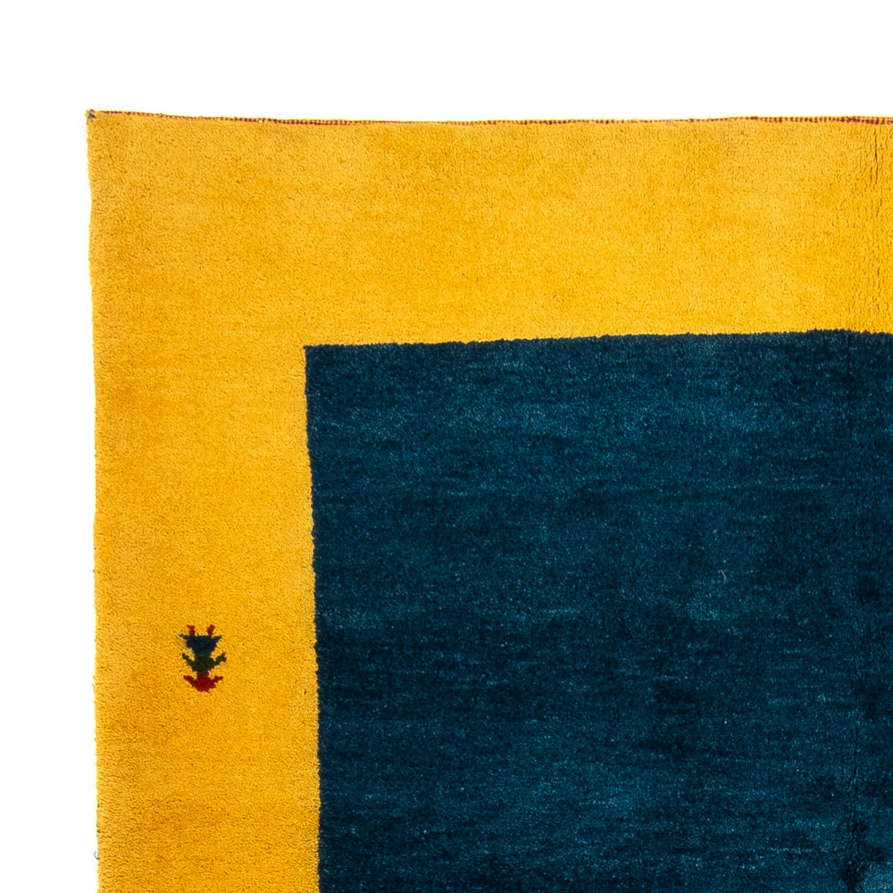 Alfombra Gabbeh - Indus - 290 x 194 cm - azul oscuro