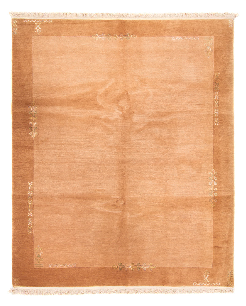 Alfombra de Nepal - 250 x 200 cm - salmón