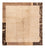 Alfombra de Nepal - Real cuadrado  - 204 x 198 cm - beige