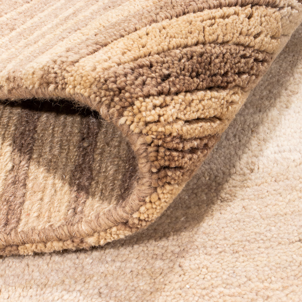 Alfombra de Nepal - Real cuadrado  - 204 x 198 cm - beige