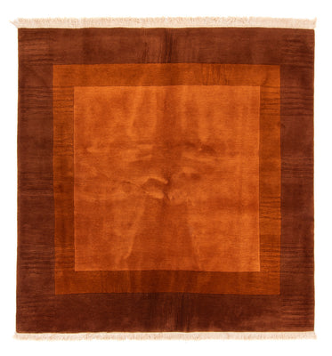 Alfombra de Nepal - Real cuadrado  - 205 x 203 cm - marrón