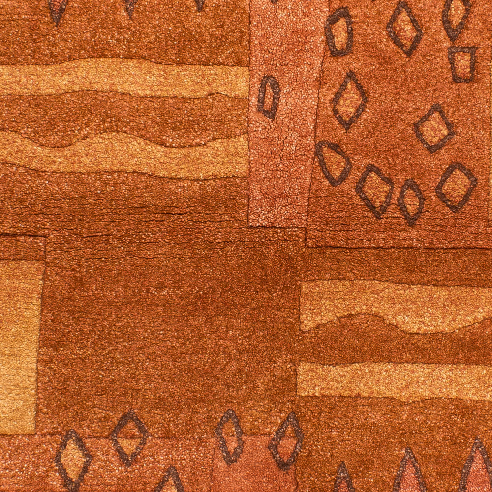 Alfombra de Nepal - 183 x 120 cm - marrón