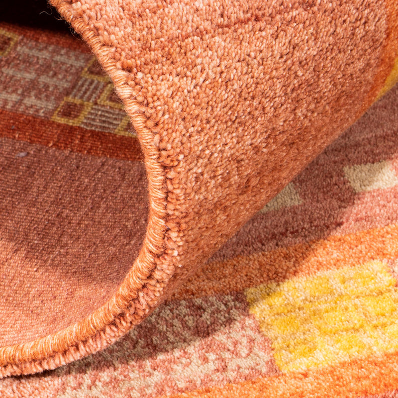 Alfombra Gabbeh - Loribaft Persa - 170 x 120 cm - caramelo