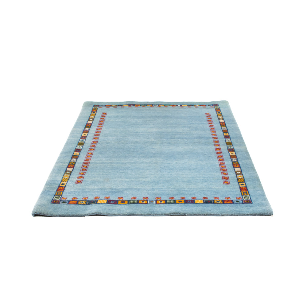 Alfombra Gabbeh - Loribaft Persa - 174 x 126 cm - azul claro