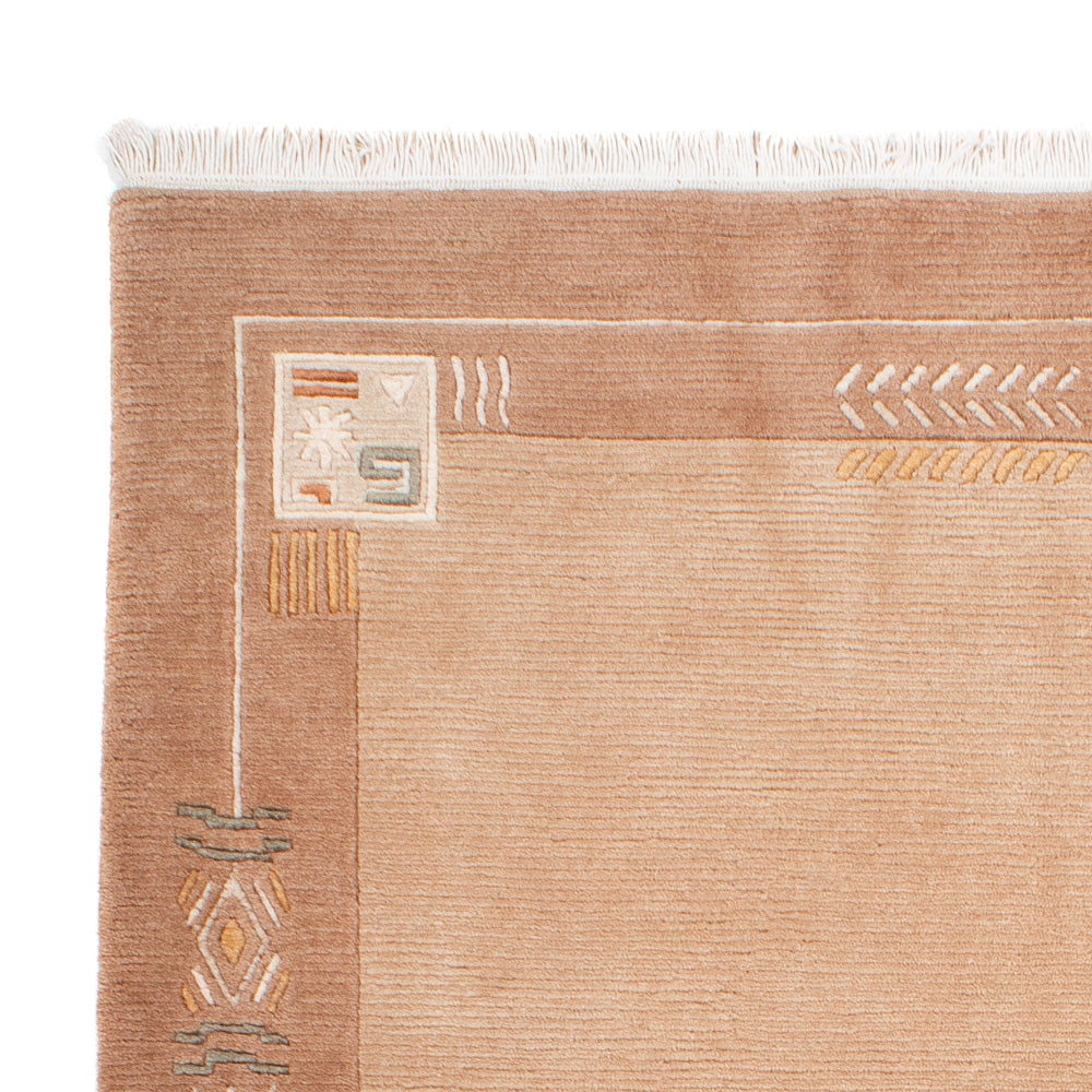 Alfombra de Nepal - Real - 184 x 124 cm - marrón