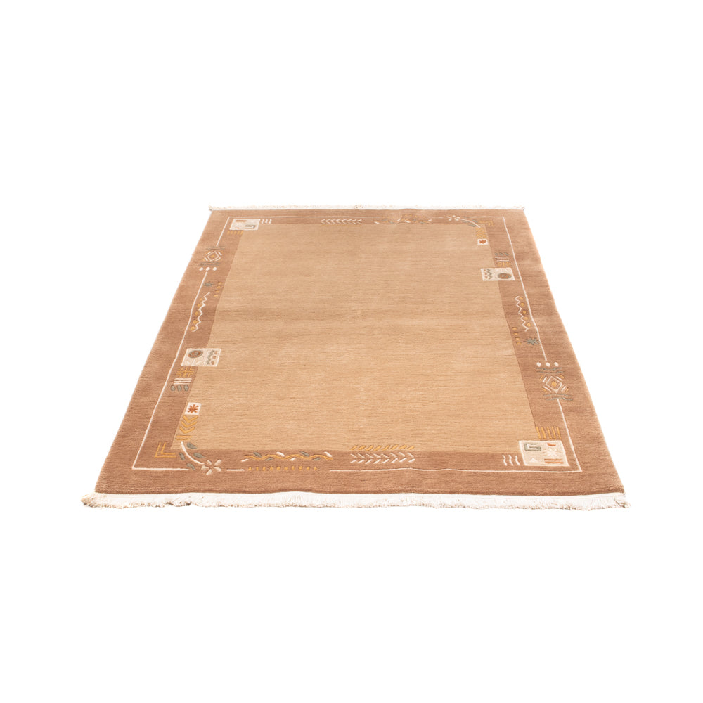 Alfombra de Nepal - Real - 184 x 124 cm - marrón