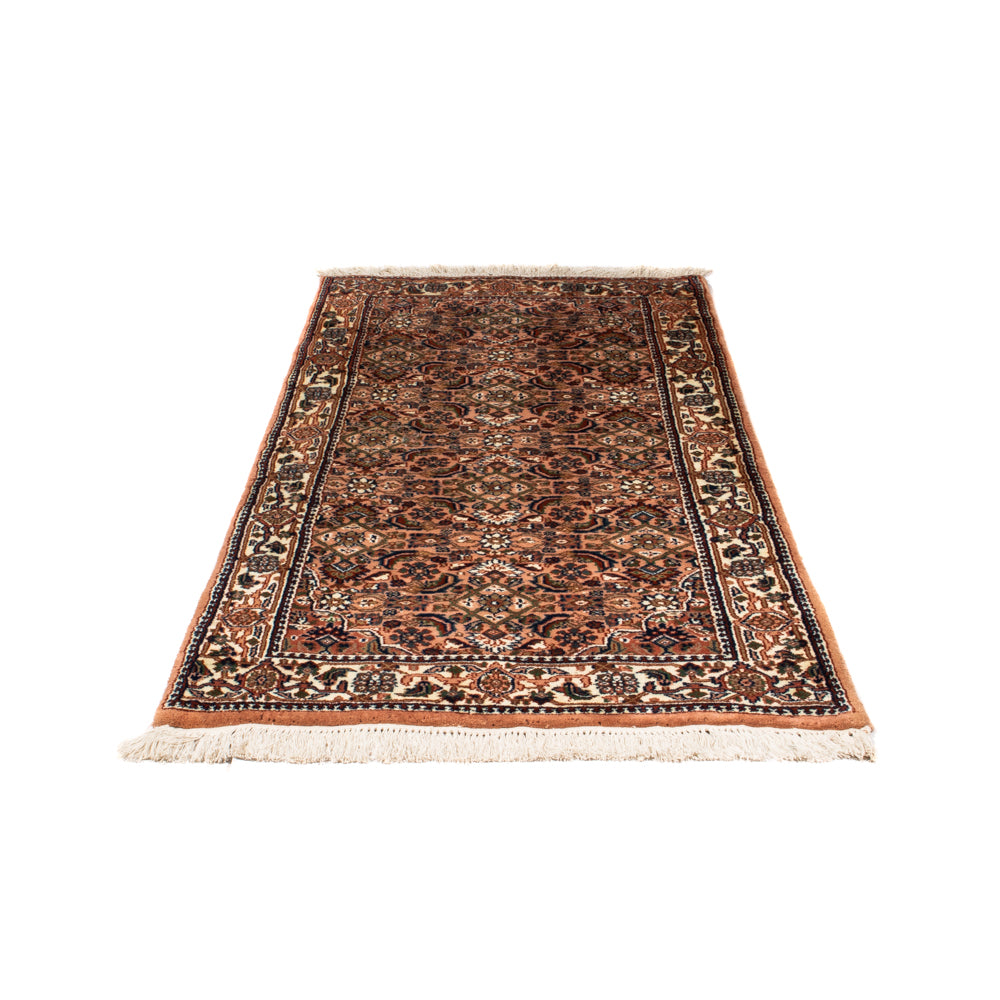 Alfombra oriental - Indus - 159 x 84 cm - salmón