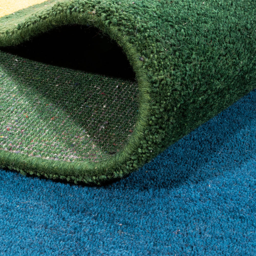 Alfombra Gabbeh - Indus - 393 x 297 cm - azul