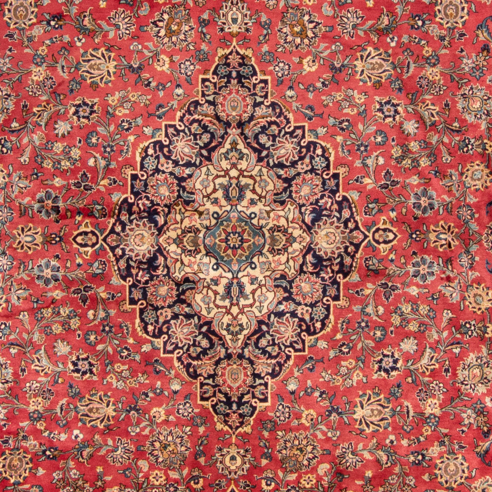 Alfombra persa - Keshan - Real - 407 x 301 cm - rojo