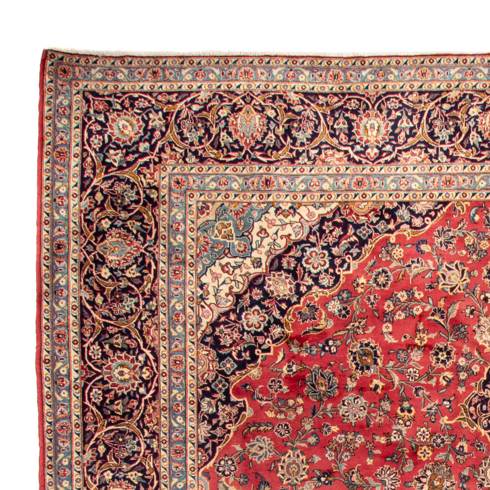 Alfombra persa - Keshan - Real - 407 x 301 cm - rojo