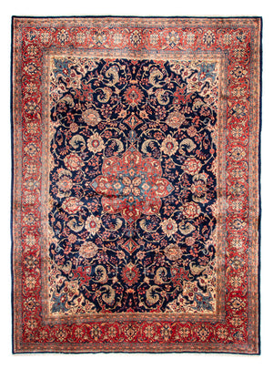 Alfombra persa - Clásica - 382 x 273 cm - azul oscuro