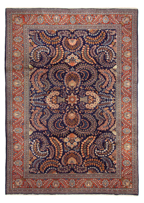 Alfombra persa - Clásica - 345 x 243 cm - azul oscuro