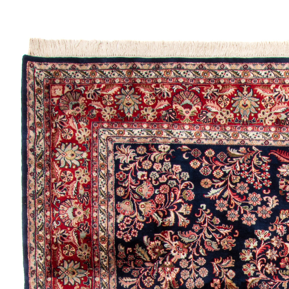 Alfombra oriental - Indus - 350 x 260 cm - azul oscuro