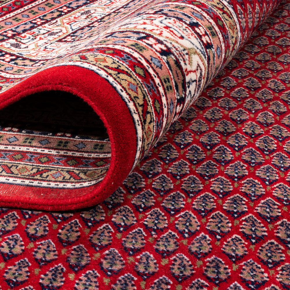 Alfombra oriental - Mir - Indus - Real - 335 x 249 cm - rojo