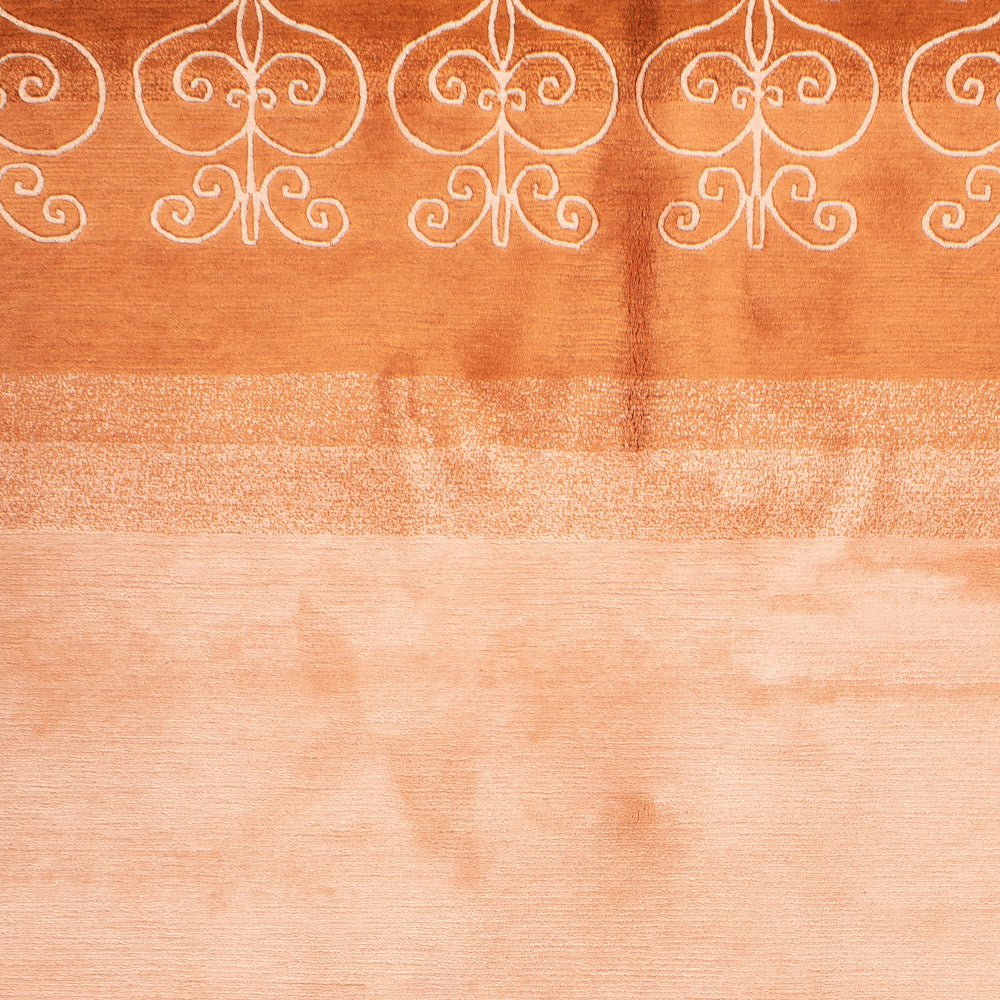 Alfombra de Nepal - Real - 240 x 169 cm - terracota