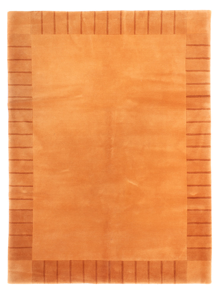 Alfombra de Nepal - Real - 242 x 174 cm - terracota