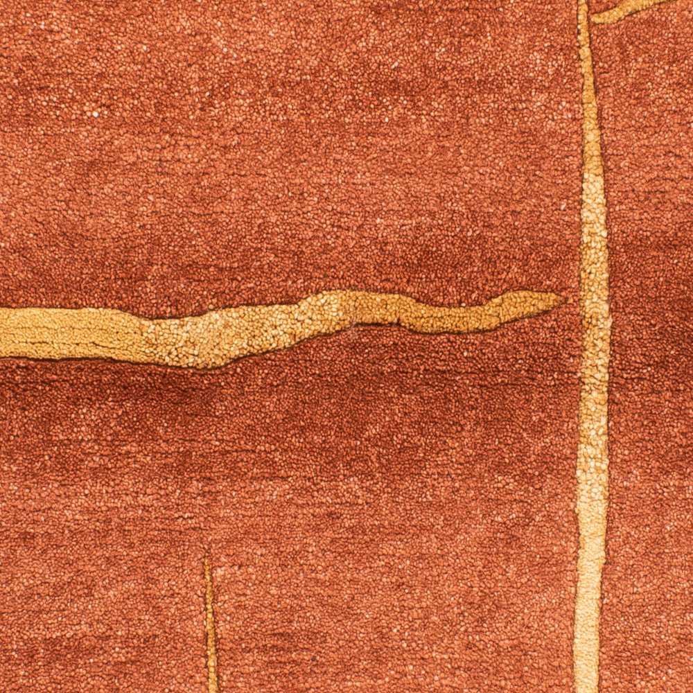 Alfombra de Nepal - 162 x 92 cm - marrón