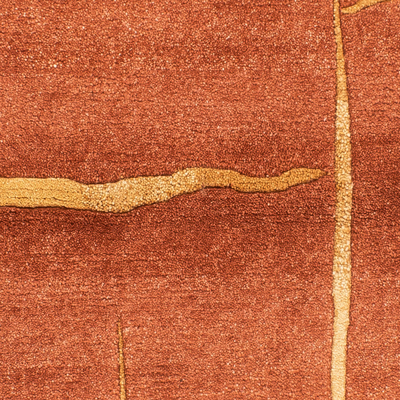 Alfombra de Nepal - 162 x 92 cm - marrón