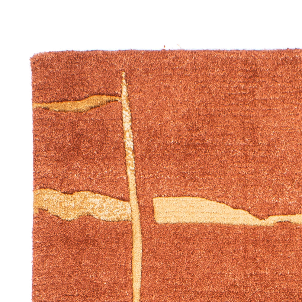 Alfombra de Nepal - 162 x 92 cm - marrón