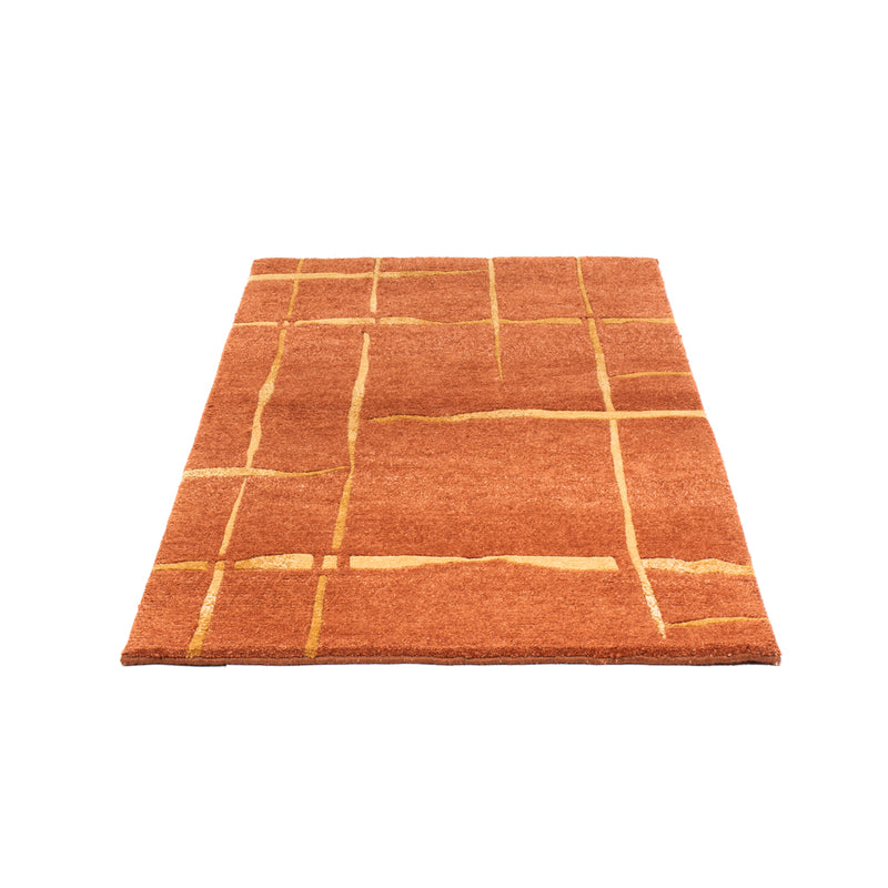 Alfombra de Nepal - 162 x 92 cm - marrón
