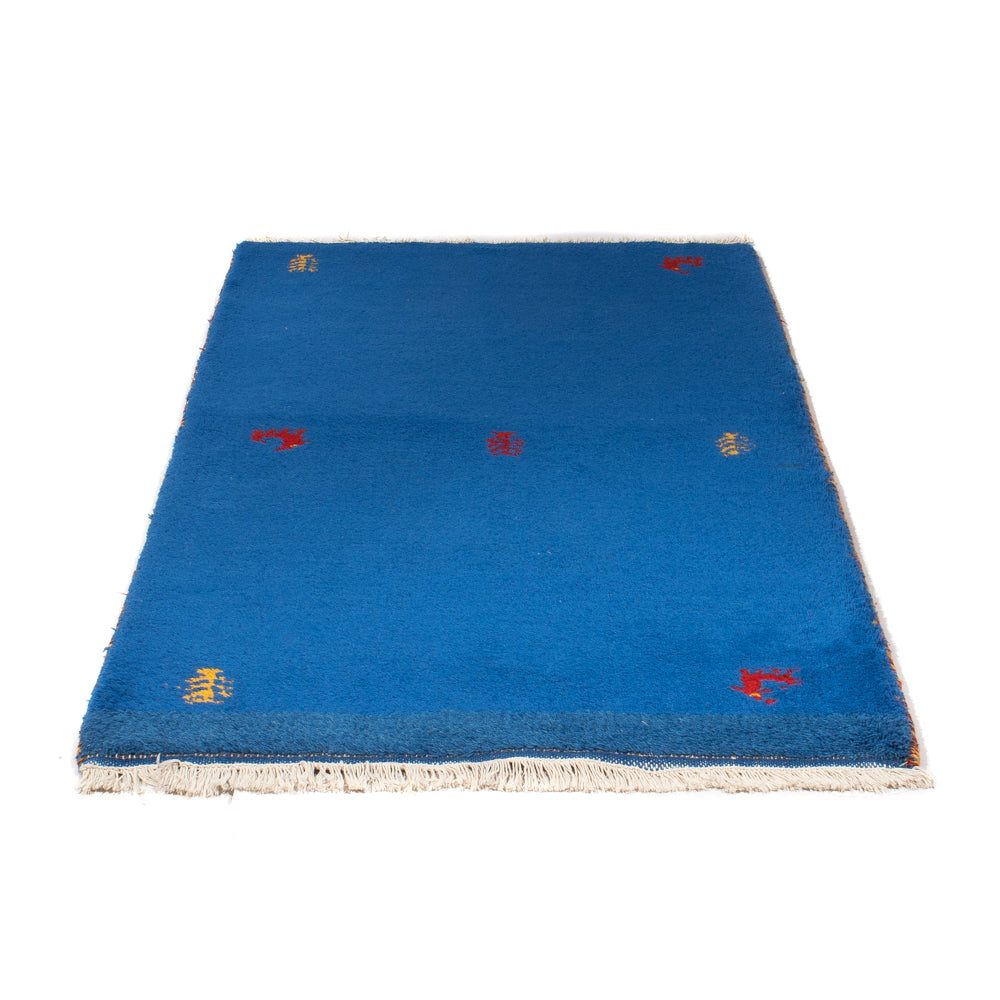 Alfombra Gabbeh - Indus - 160 x 90 cm - azul