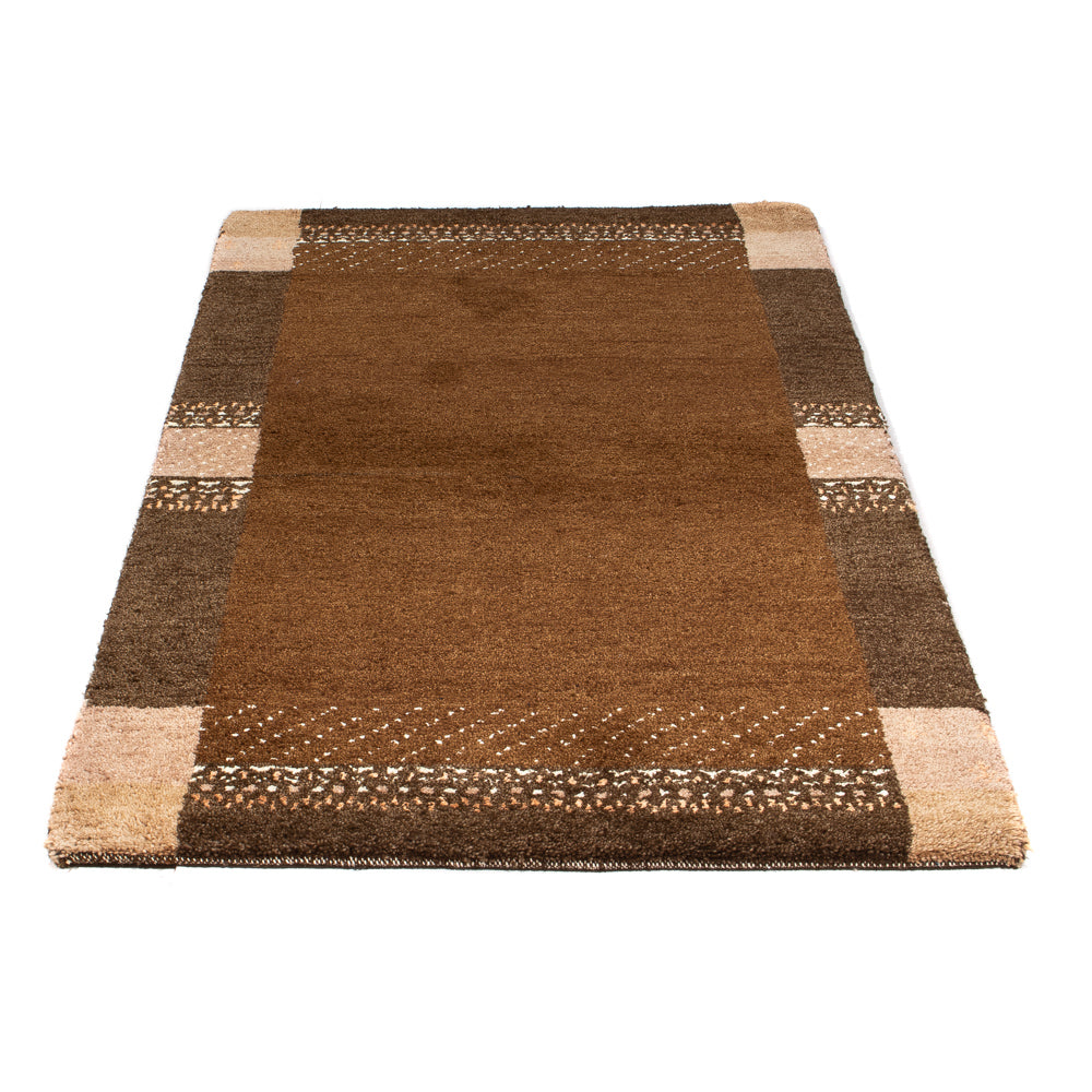 Alfombra Gabbeh - Indus - 160 x 90 cm - marrón