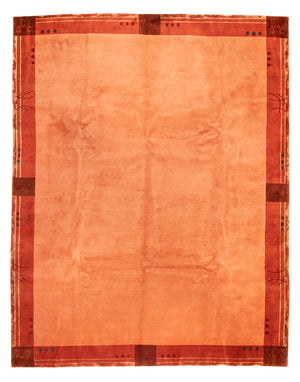 Alfombra de Nepal - Real - 396 x 301 cm - terracota