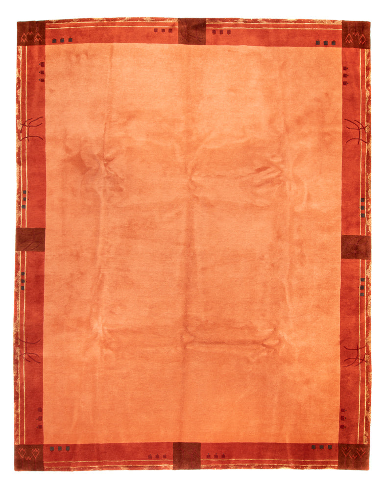 Alfombra de Nepal - Real - 396 x 301 cm - terracota