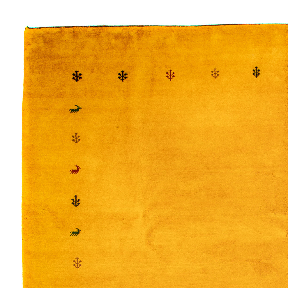 Alfombra Gabbeh - Indus - 388 x 299 cm - amarillo