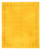 Alfombra Gabbeh - Indus - 386 x 304 cm - amarillo