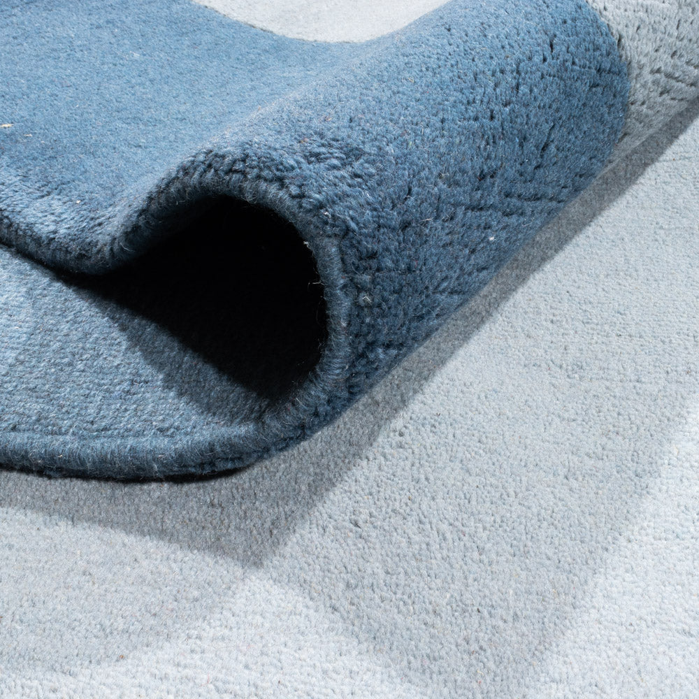 Alfombra de Nepal - Real - 405 x 301 cm - azul