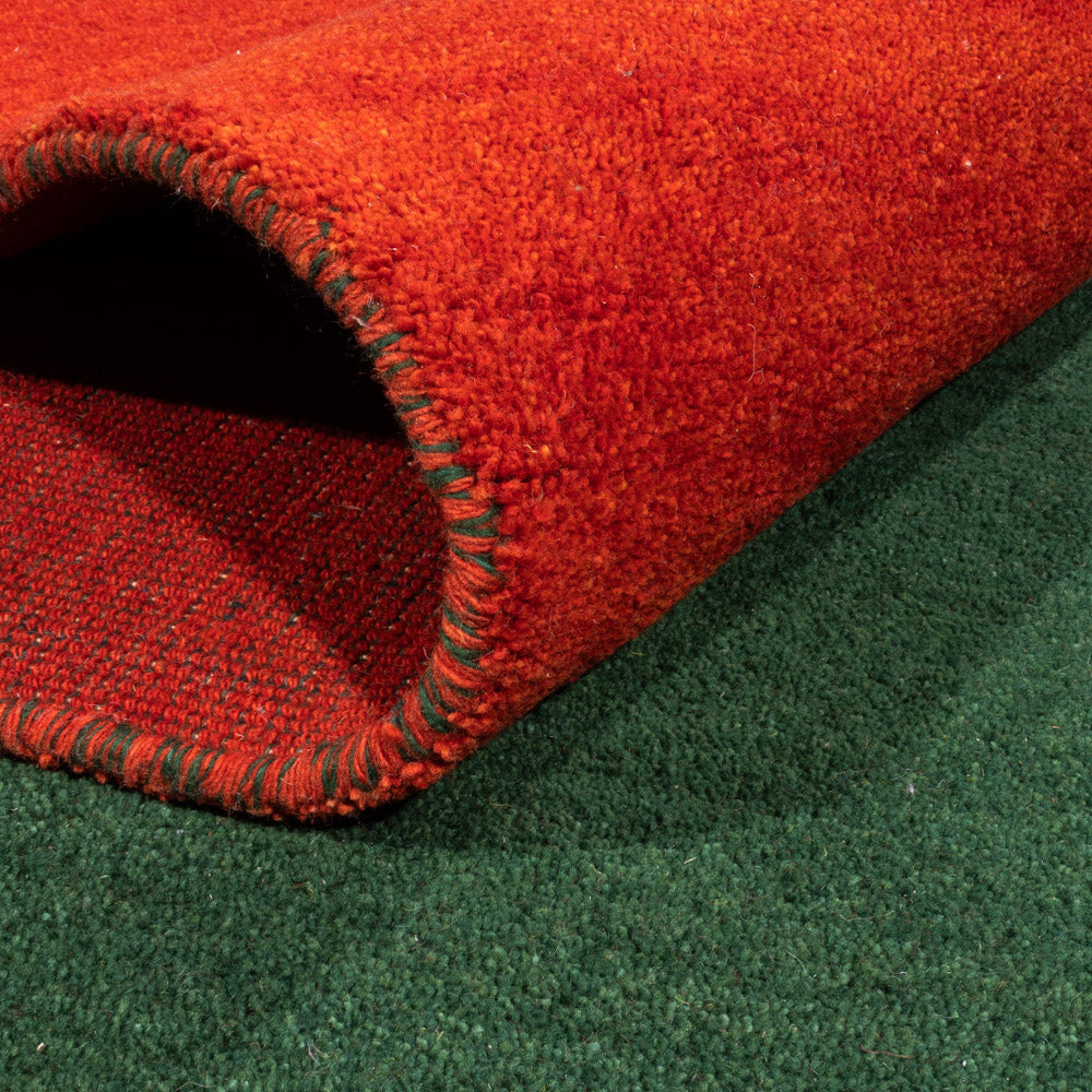 Alfombra Gabbeh - Indus - 395 x 310 cm - verde