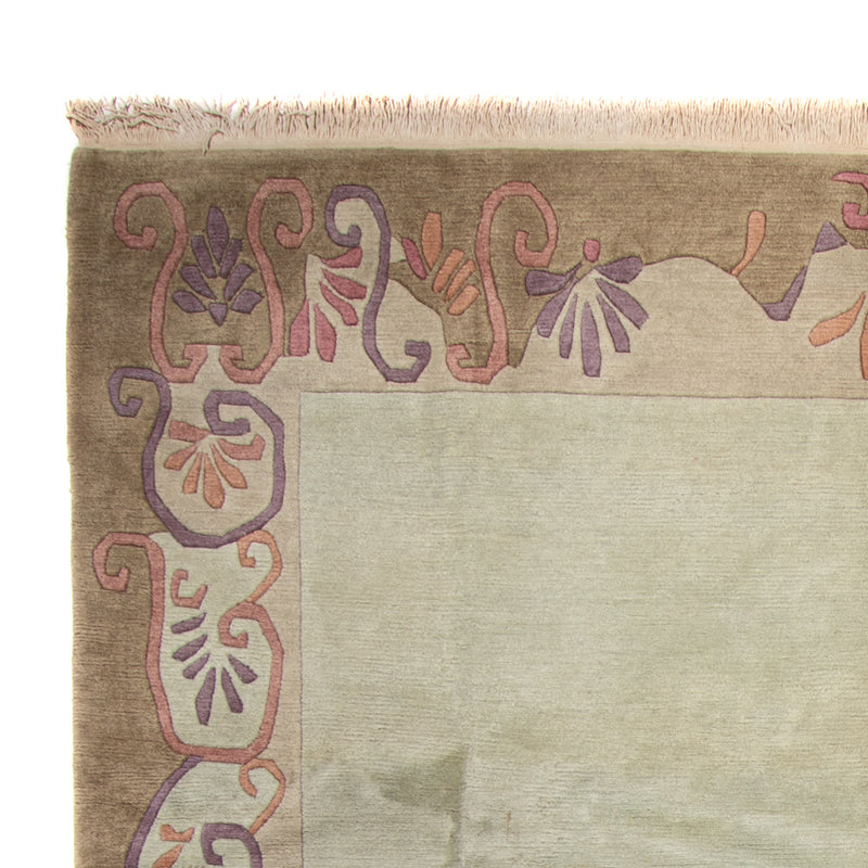Alfombra de Nepal - 351 x 254 cm - verde oliva