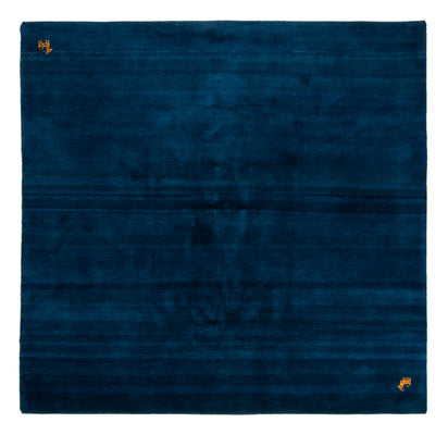 Alfombra Gabbeh - Indus cuadrado  - 261 x 246 cm - azul oscuro