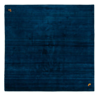 Alfombra Gabbeh - Indus cuadrado  - 261 x 246 cm - azul oscuro
