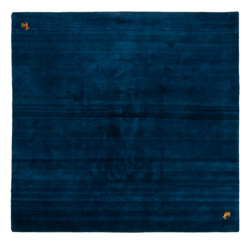 Alfombra Gabbeh - Indus cuadrado  - 261 x 246 cm - azul oscuro