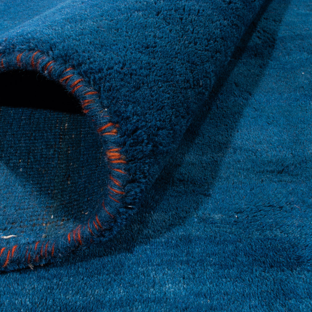 Alfombra Gabbeh - Indus cuadrado  - 261 x 246 cm - azul oscuro