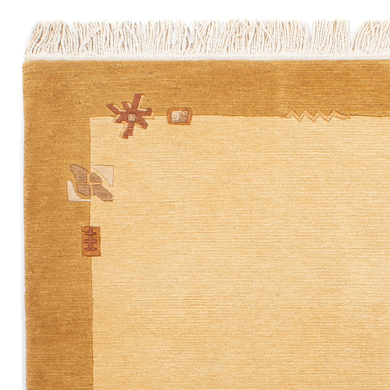 Alfombra de Nepal - Real - 162 x 94 cm - beige